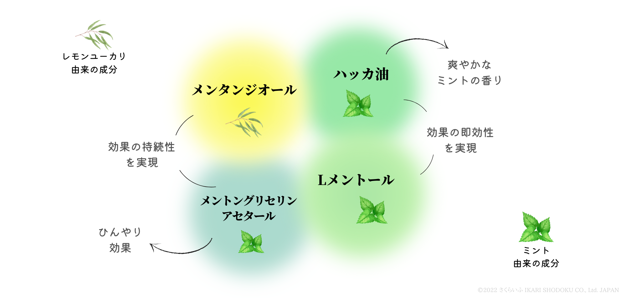 虫よけミストの4つの成分