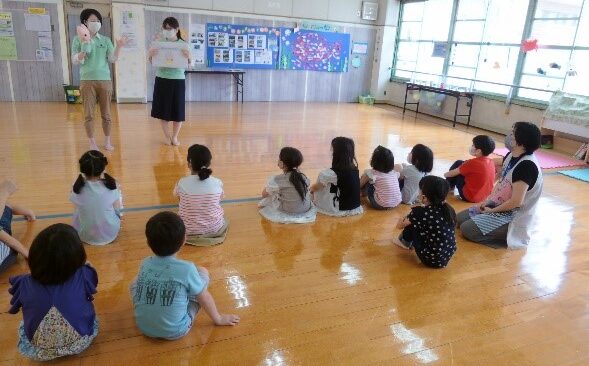 紙芝居の様子