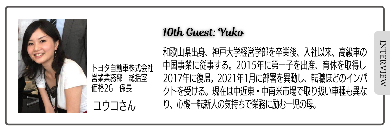 ユウコさんプロフィール