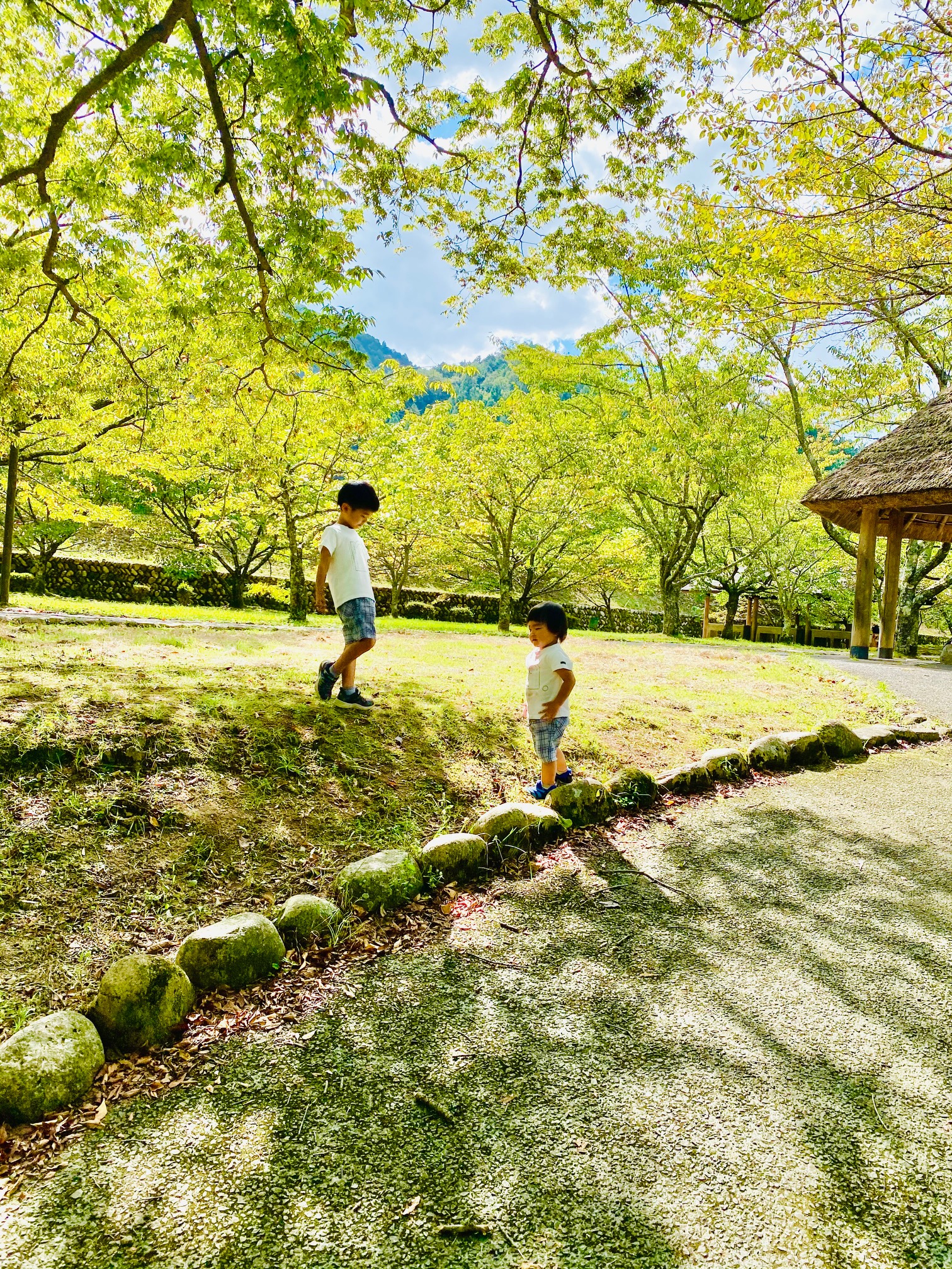 子どもと一緒にお外遊び