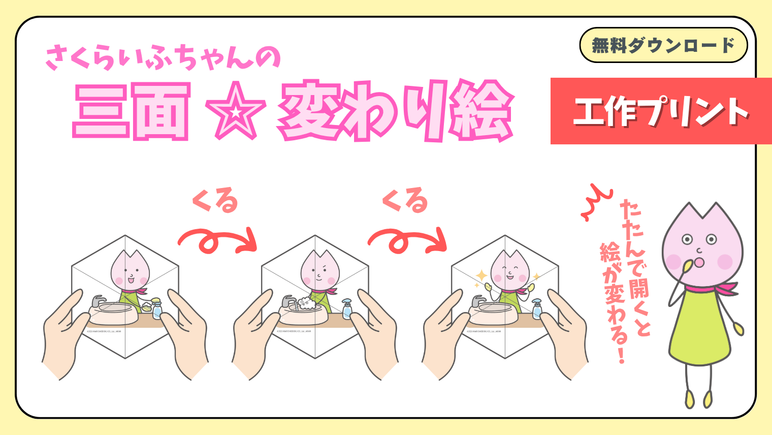 三面変わり絵