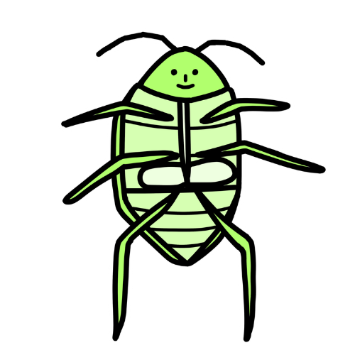 カメムシタイプのキャラクター